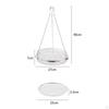 Hanging Drying Rack Net Portable Washing with Hook Stainless Steel for