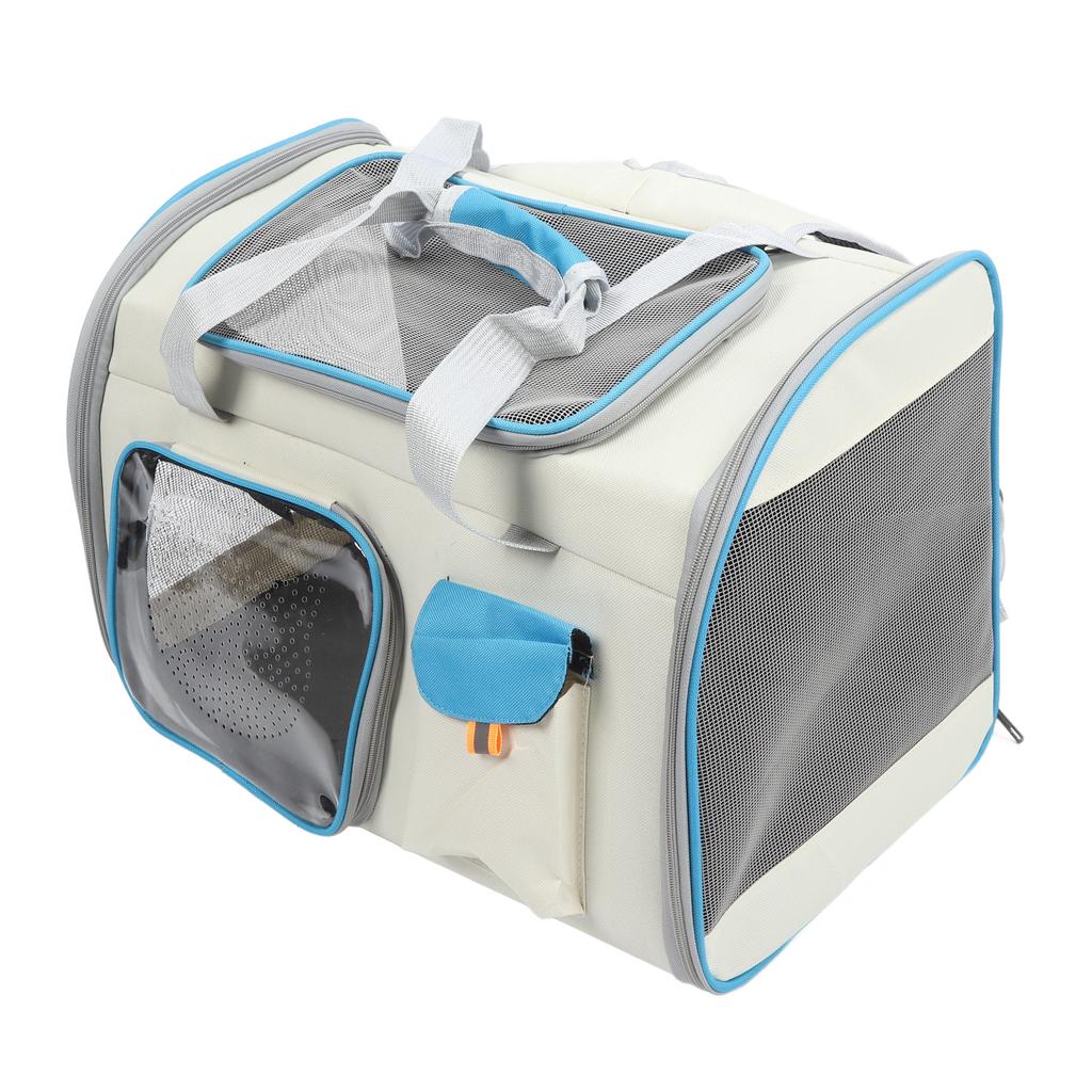 Pet Carrier Breathable Mesh Pet Carrier Backpack Large Capacity Portable Cat Carrier Easy to Clean