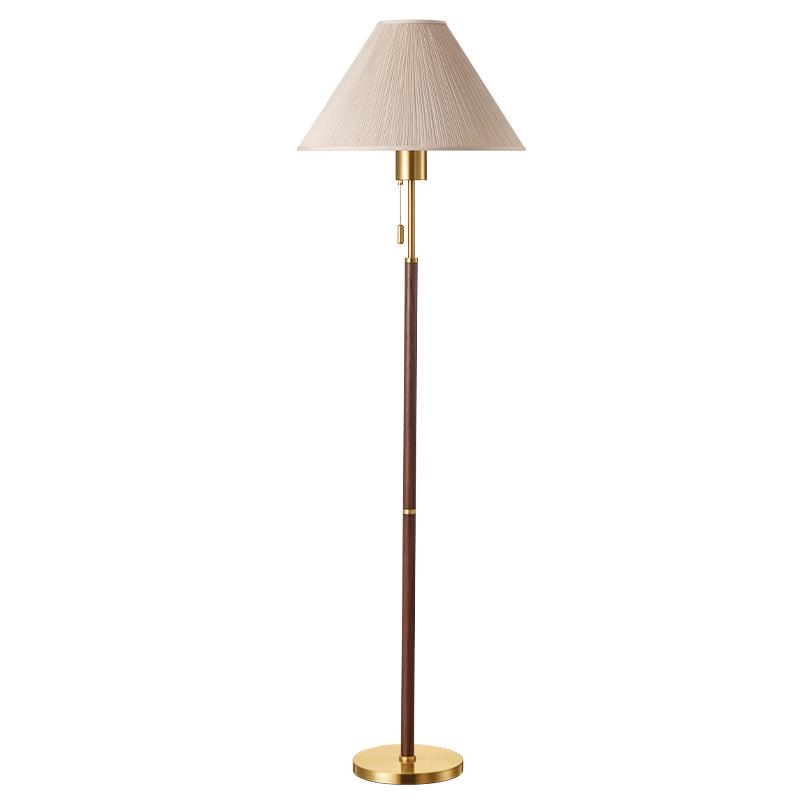 Paulmann Yves Smart Dimmable Walnut Floor Lamp