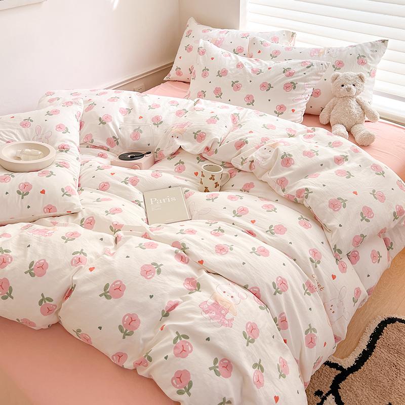 Skin-friendly Duvet Covers Cartoon Style Bed Covers Funda Nordica Soft Comforter Covers Adults/Kids Quilt Cover(No Pillowcase)
