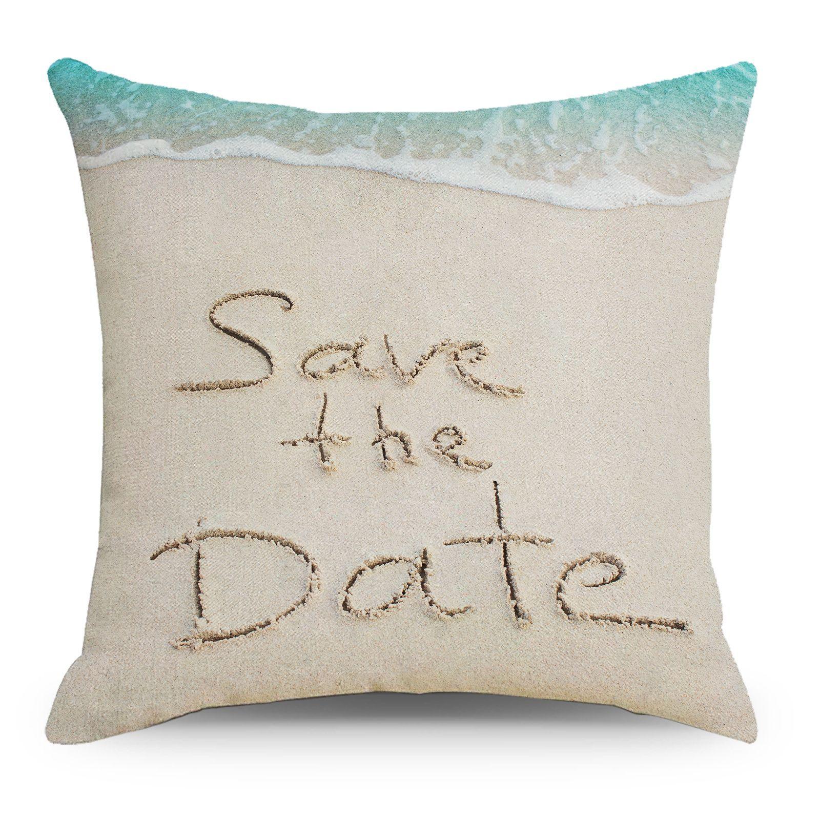 

Пляжная Дорожная Льняная Наволочка Домашняя Диванная Автомобильная Офисная Спальная Наволочка-Подушка 45 * 45Cm without pillow core