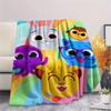 cute Bolofofos Print Flannel Blanket,High quality Comfortable for All Seasons,Home Decor,Warmth and Comfort,Perfect for Christmas Gifts