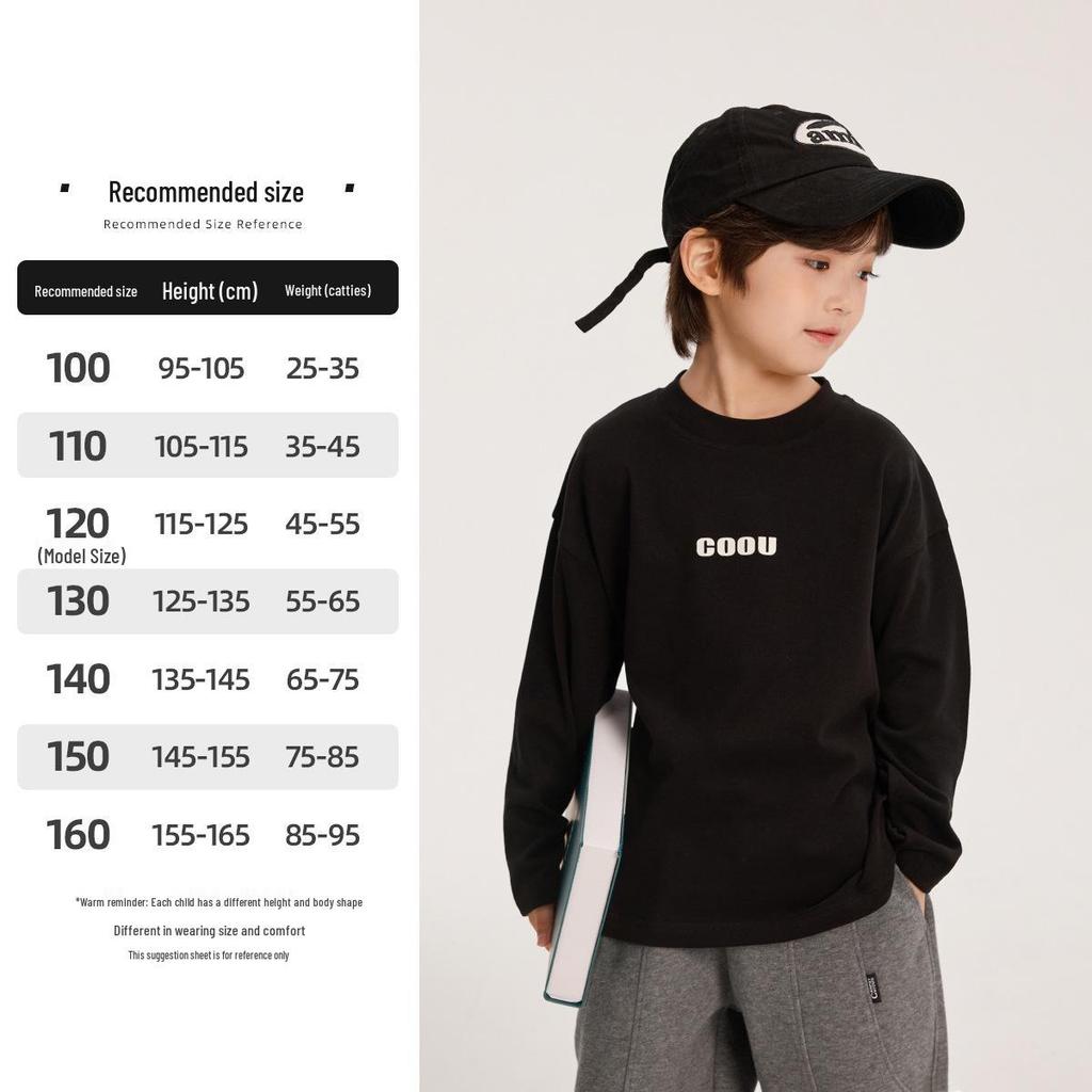 Fairy Tale Big Boy Long Sleeve T-Shirt - Autumn 2025 Round Neck Children's Base Layer Top