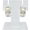 Great TIFFANY&Co. Atlas Ring Pierce Hoop earrings, accessory, Silver 925 Used