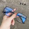 Metal punk Computer Glasses Frame Women Men Anti Blue Light square Eyewear Blocking Glasses Optical Spectacle Eyeglass