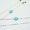 Teulejyu Flower Turquoise Surgical Glasses Chain