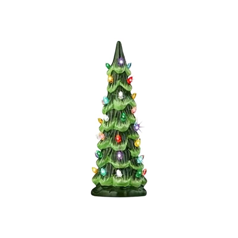 

Festival LED Resin Tree Light Safe Durable Holiday Decoration Year Round Homes Ornament For Indoor Christmas Party Decors