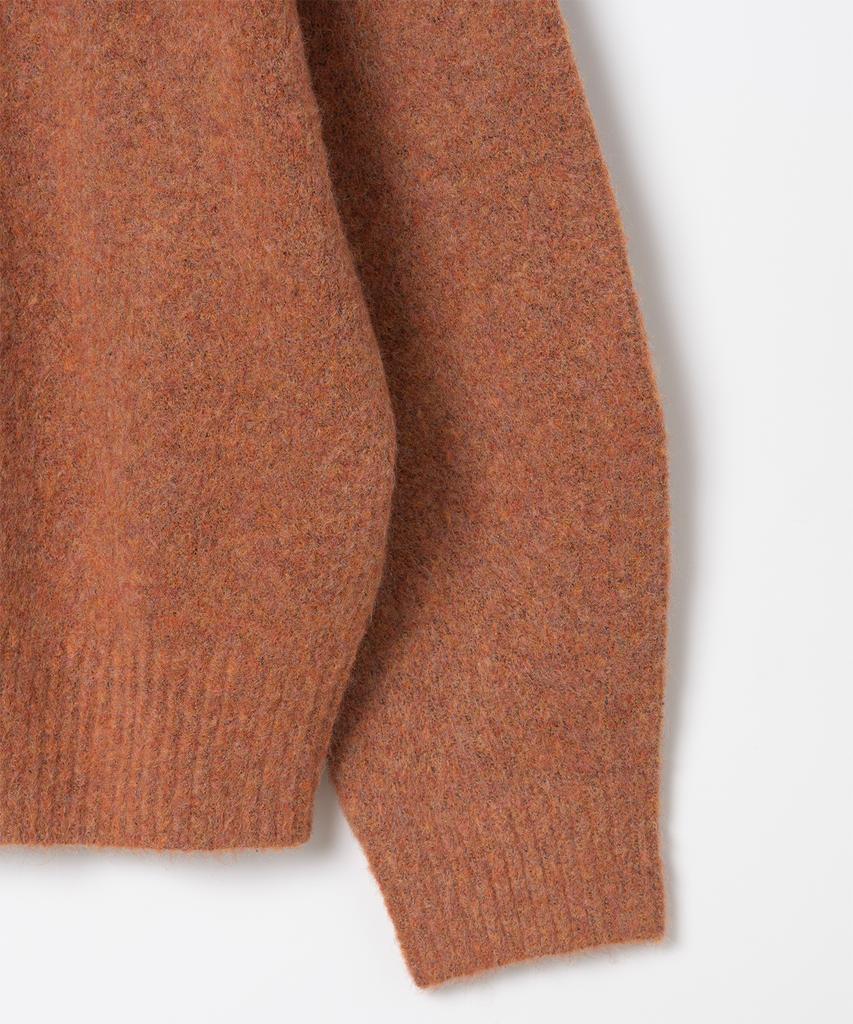 MILLO ARCHIVE Crop Silhouette Knit [Orange Red] (Type A)