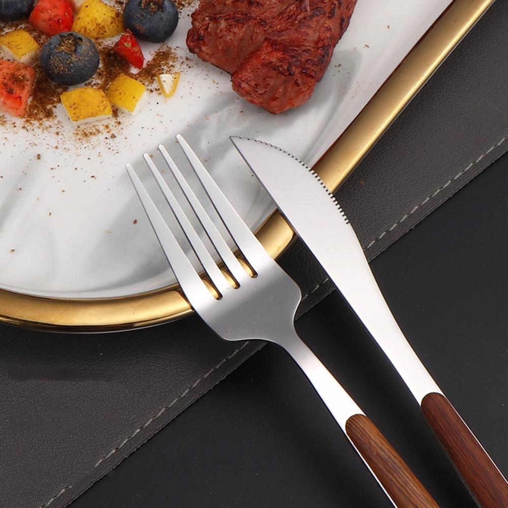 20-teiliges spiegelpoliertes Besteck-Set aus Edelstahl, Tafelgeschirr-Besteck-Set für Zuhause, Restaurant, Hochzeit, Service für 4 Personen