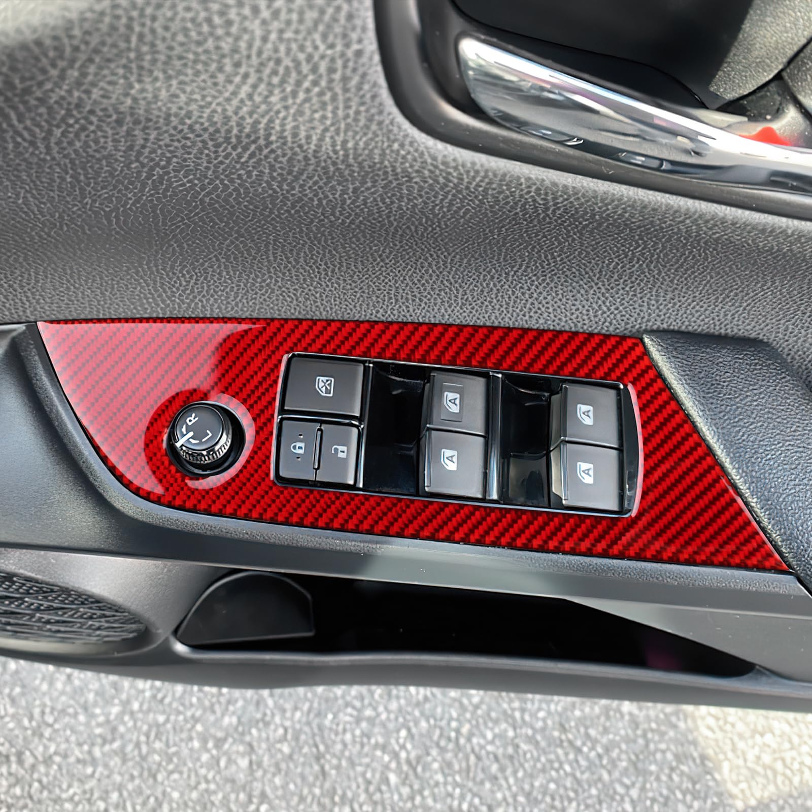 

AIRSPEED Toyota Prius 50 Series 4th Generation Dedicated Accessory Carbon Fiber Interior Custom Parts Car Door Window Switch Panel Decorative Sticker
