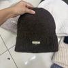 Dopamine color scheme simple letter labeling knitted hat children autumn and winter new thickened cold warm cold hat