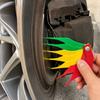 Car Brake Pad Thickness Gauge Plastic Disc Brake Pad Wear Measuring Tool