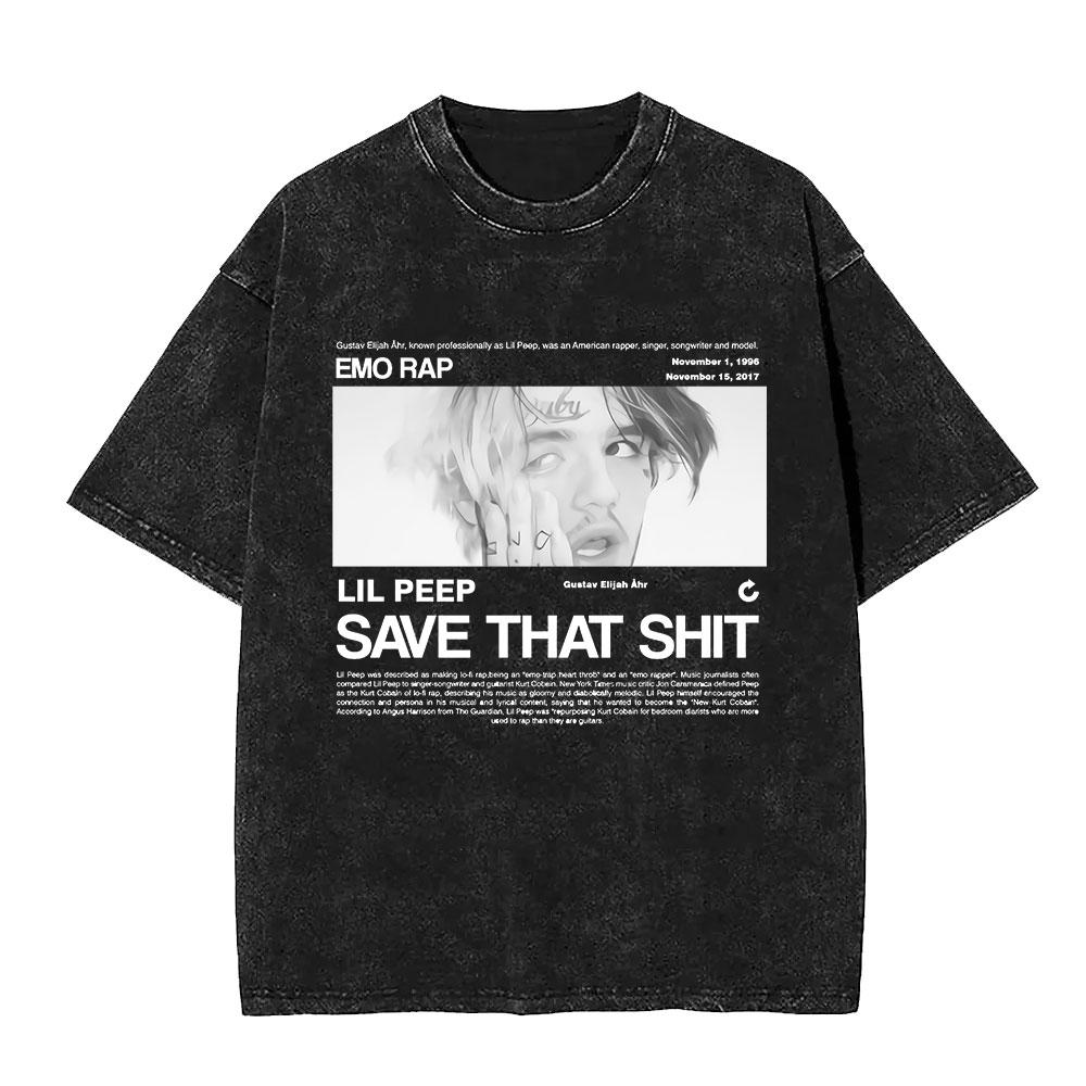 RIP YUNG BRUH Tshirt Lil Tracy Meme Peep Vintage Washed Tshirt Funny Summer Cotton Oversized TShirts Yung Lean Tees Streetwear S