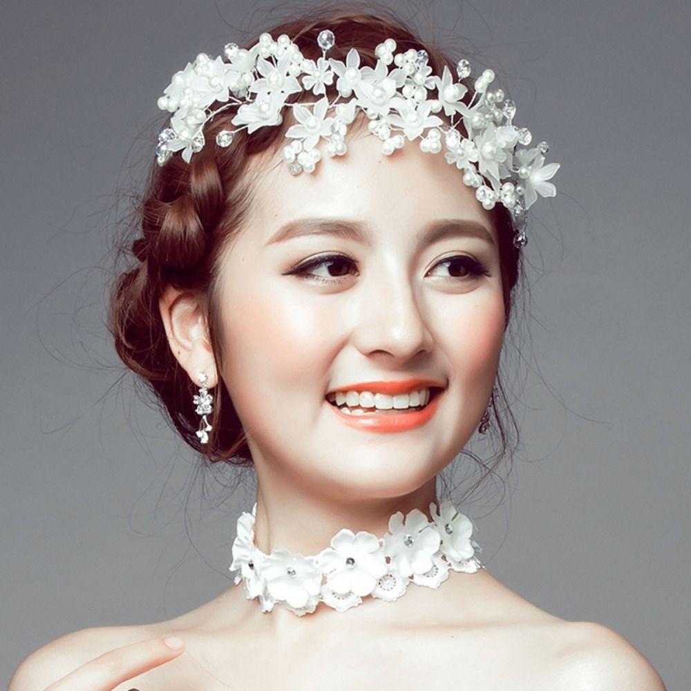Elegant Bridal Headwear Luxury Flower BarrettesBridal Headwear Wedding Headdress  Hair Accessories