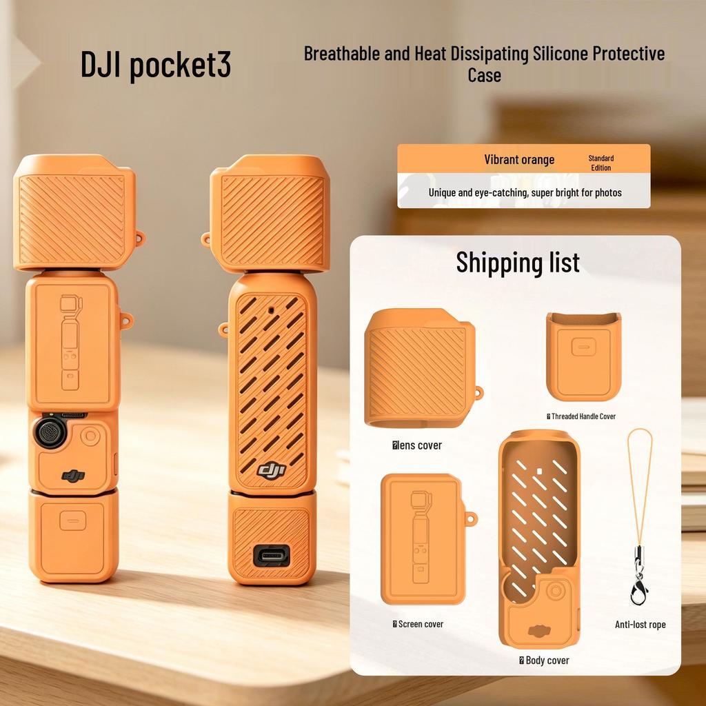 Silikonowe etui ochronne DJI Osmo Pocket 3 na gimbal i obiektyw aparatu