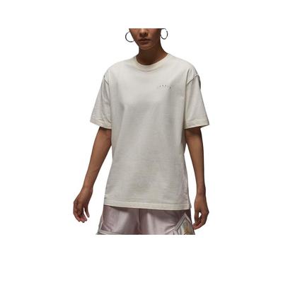 Oversize'owy sweter z literami Wygodny T-shirt z krótkim rękawem Damskie T-shirty IM3353047
