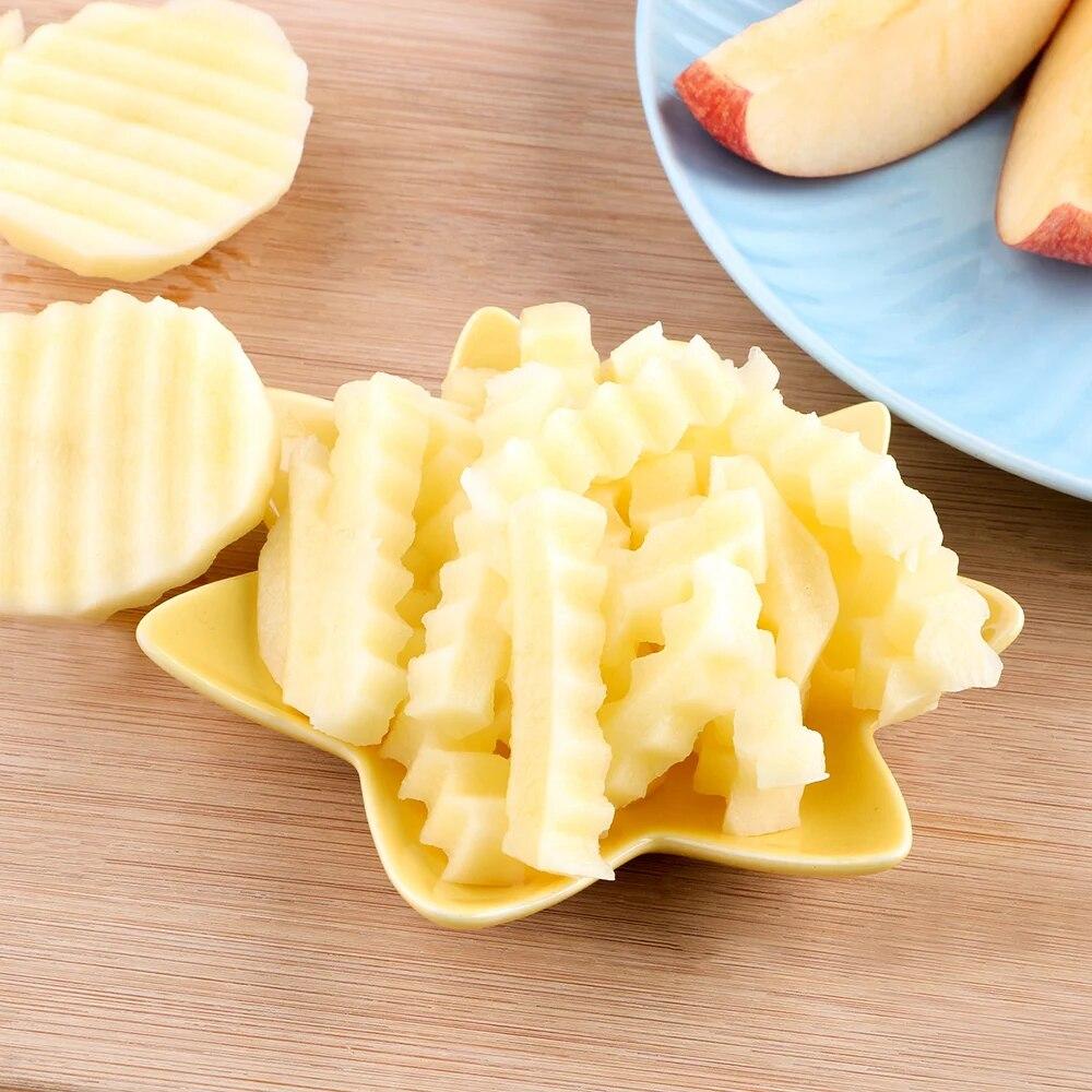 5 Teile/satz Multifunktionale Edelstahl Für Birne Kartoffel Chips Küche Utensilien Werkzeuge Gemüse & Obst Cutter Slicer