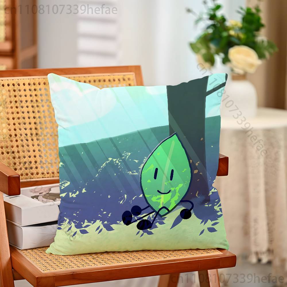 

BBattle for Dream IIsland BFDI Throw Pillow Case For Decoration 30cm 50cm 55cm Square Home Pillowcase Case 30x30cm