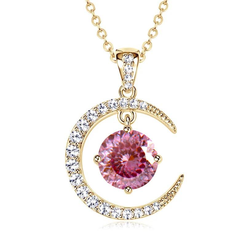 Sterling Silver Moissanite Necklace for Women High-end Design Pendant Niche Smart Clavicle Chain Female Fine Jewelry