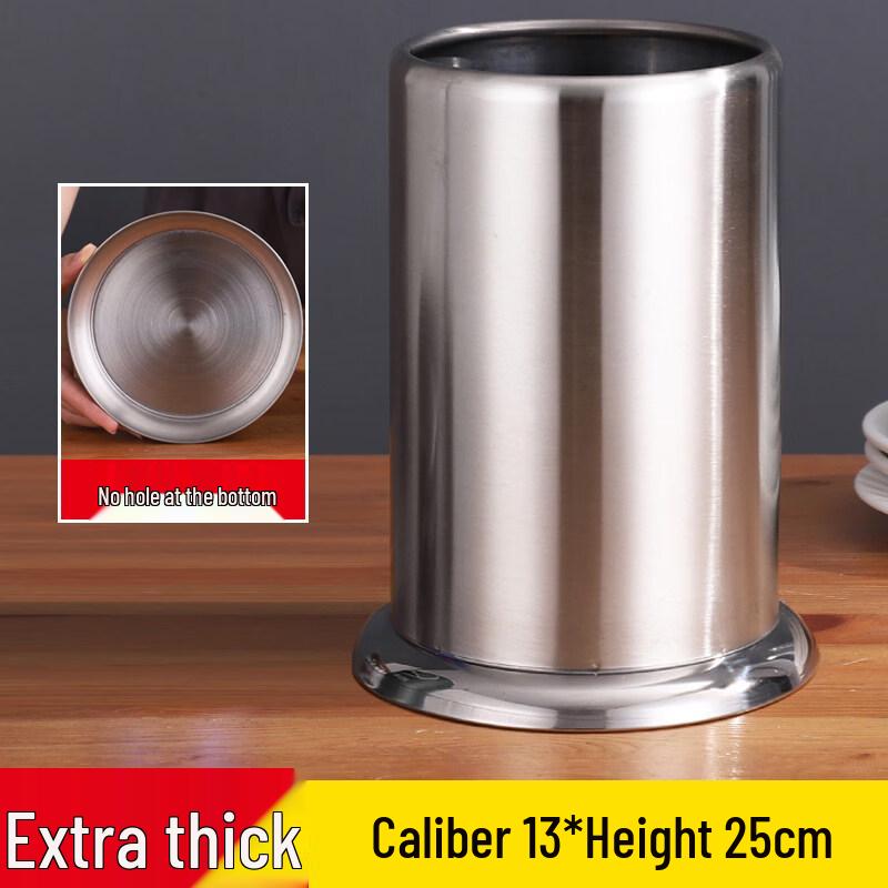 

Large Extra-Thick Commercial Stainless Steel Chopstick Holder