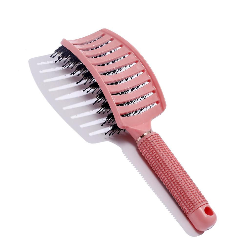 Arc-Shaped Fluffy Massage Comb for Curly & Straight Hair Styling