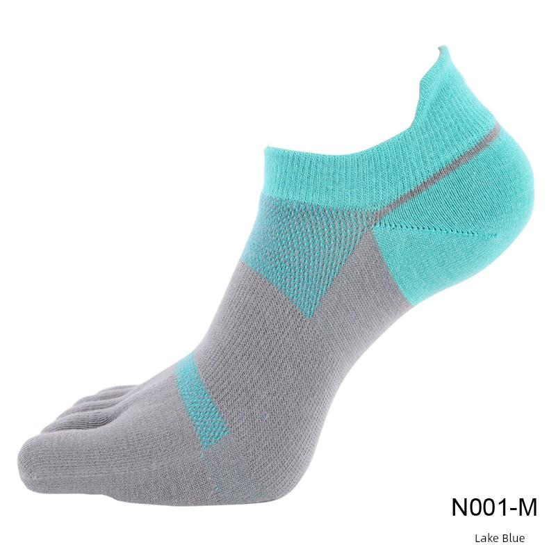 Coolmax Sportsocken Schnelltrocknend Atmungsaktiv Fünf-Zehen-Socken für Damen und Herren Outdoorsport Geteilte Zehensocken Kurze Socken