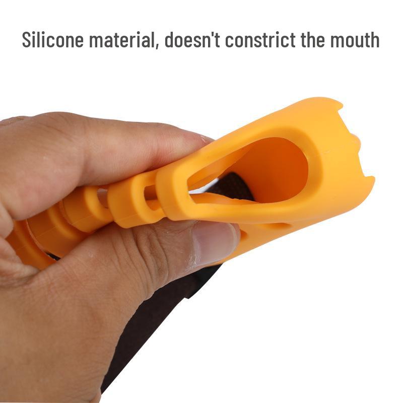 Douyin Rhinoceros Silicone Dog Muzzle: Anti-Bite, Anti-Bark, Anti-Eating for Medium To Large Dogs