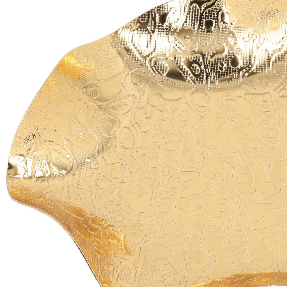 Zinc Alloy Gold Fruit Bowl Smooth Surfaces Snack Tray Fruit Bowls Fruit Basket For Home Decor