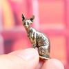 Small Office Desktop Ornaments Couple Cat Desktop Bronze Sculpture  Bookshelf Decor