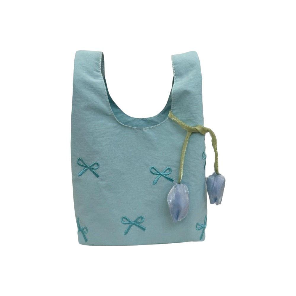 Chinese Style Flower Pendant Wrist Bag Cloth Gift Pouch Temperament Lunch Bag Lady