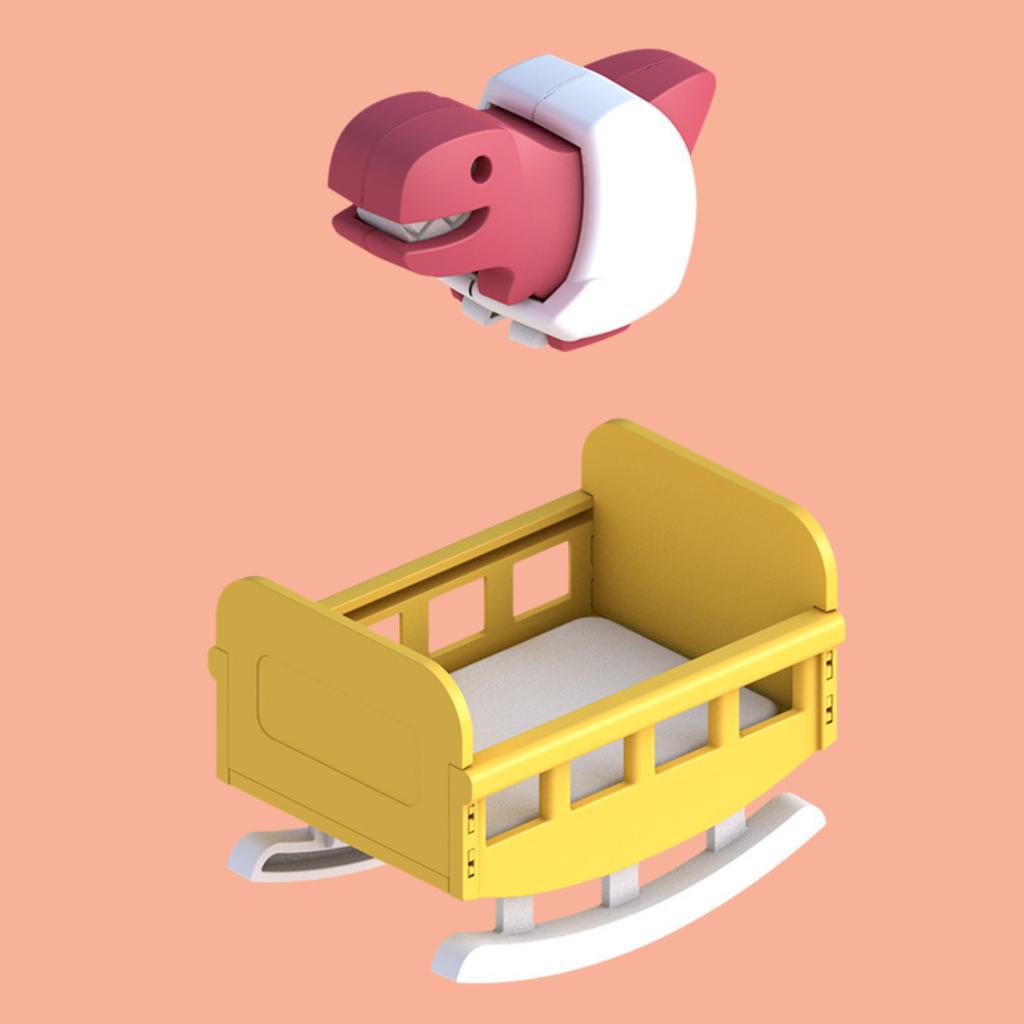 Dinosaur Series Children's Educational, Brain-stimulating, Hands-, Magnetic Assembly Building Block Toy Model