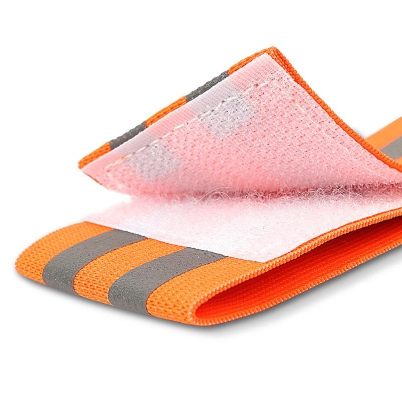 Reflective Bandages Ankle Leg Straps Cycling Comfortable Reflective Straps for Enhances Night Visibilities