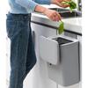 Household Home Trash Can for Kitchen Cabinet Door Wall Mount Waste Rubbish Bin 2.4 Gallon/9L