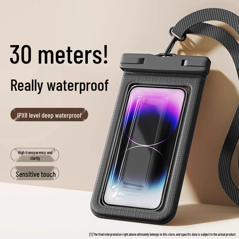 Wasserdichte Touchscreen-Handytasche zum Schwimmen, Tauchen, für Unterwasserfotografie, heiße Quellen und Lieferfahrer