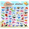 3D Bubble Sticker Car Truck Plane Traffic Waterproof Cartoon Anime Stickers For Girl Boy Kids Funny Educational Toys