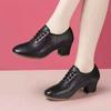 2025 Four Seasons Summer New Breathable Thick-soled Thick Heel Comfortable Large Size Women's Shoes High Heels