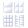 A4 Photocard Binder Sheets Transparent PP Acid Free Multiple Pockets Sleeve Kpop Photocard Binder Card Stamp Die
