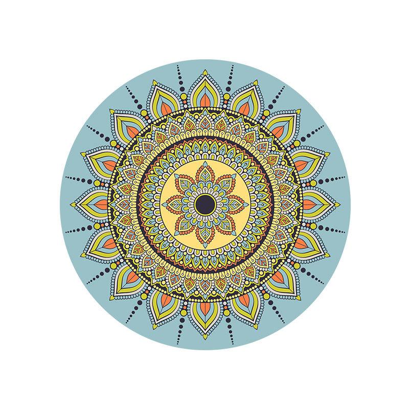 Stechapfel-Blumenmuster PU Platzset 4er-Set, Rutschfeste hitzeisolierte Tischsets für Esstisch, Leicht zu reinigen