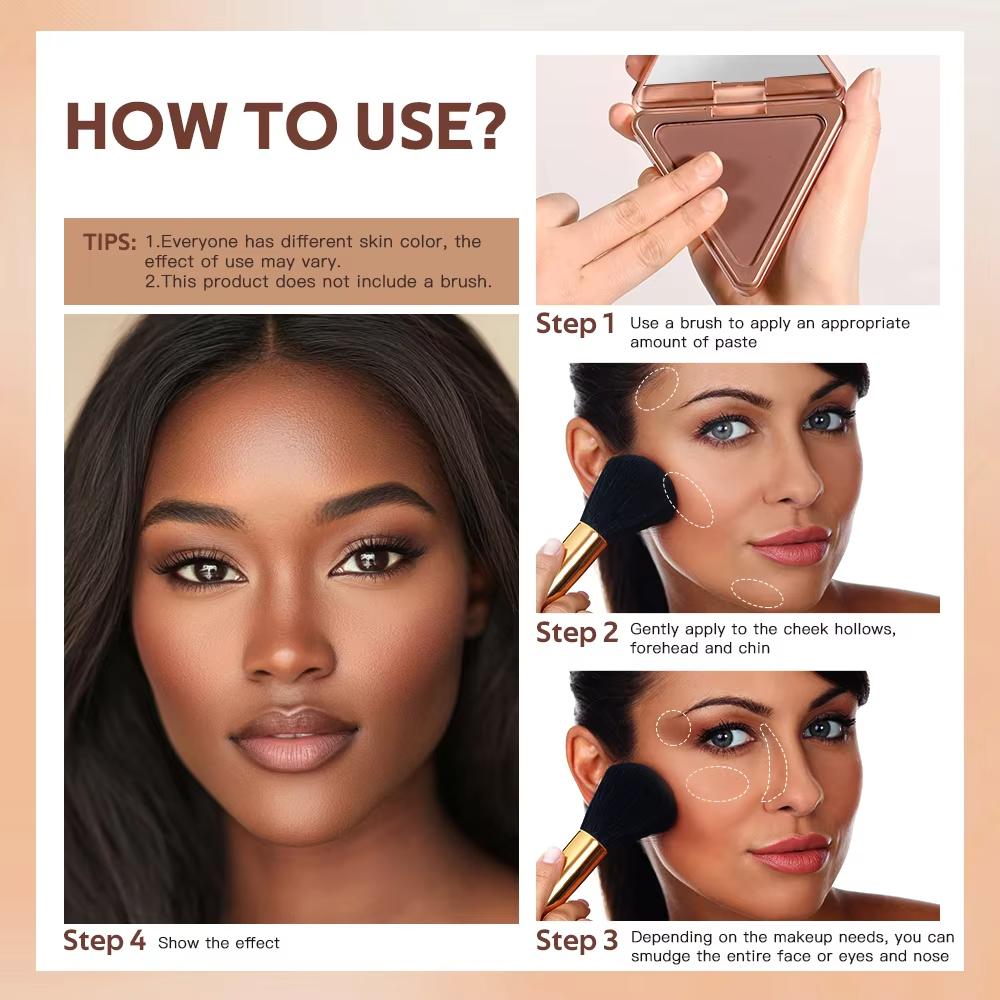 No Limits Matte Bronzer Long Lasting Contour Makeup for Face Shading Blusher Plumps Appearance Smooth Finish Cosmetics