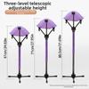Aluminum Zinc Zinc Alloy Tripod Stool Folding Chair Stable Adjustable Hiking Chair  Travel
