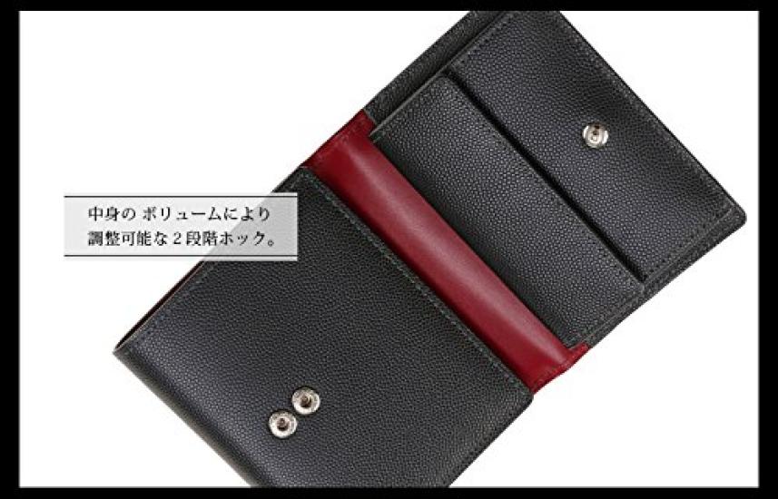 [CYPRUS] Perla Nera Tri-fold Wallet 8443 (Purple x Gray)