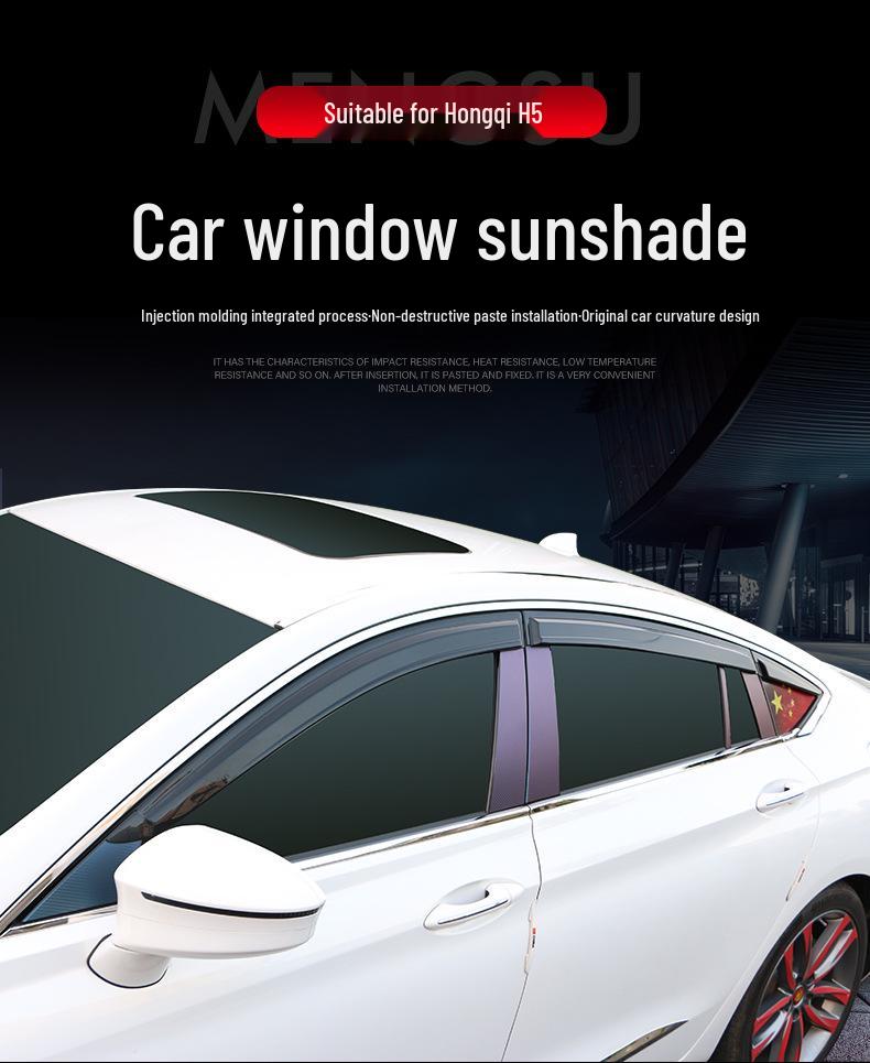 Hongqi H5 Rain Guards: Injection Molded Window Visors and Deflectors