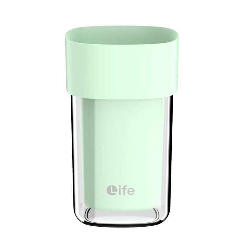 Independently Designed Double-layer Mouthwash Cup, Home Toothbrush Cup, Travel Toothbrush, Storage and Washing Portable Set.