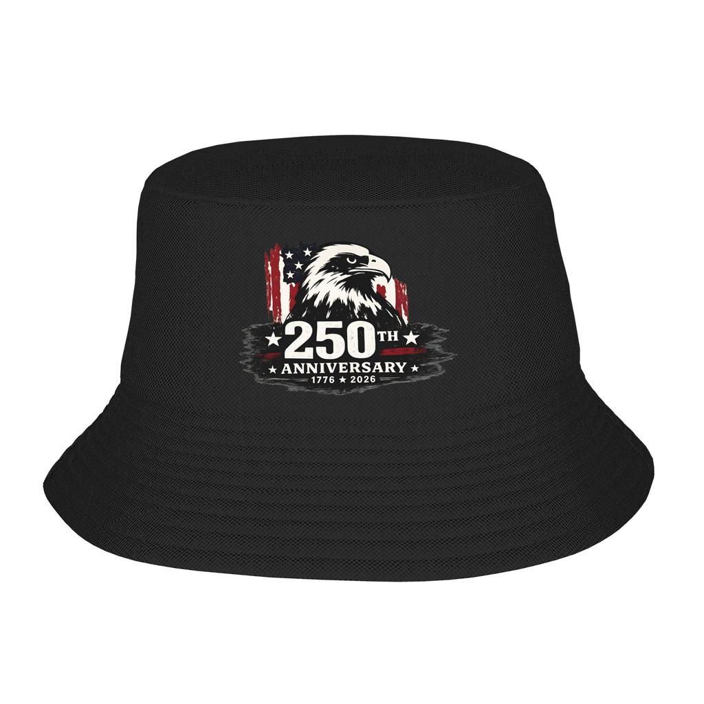 Unisex Harajuku Iraq Flag Bucket Hats Accessories Bob Hats For Vocation Getaway Headwear Lightweight