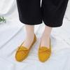 Women's Bean Shoes Spring and Autumn New European and American Bow Flat Single Shoes Round Toe Pregnant Women's Shoes