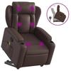 VidaXL Reclining Massage Armchair Brown Faux Leather 3204553