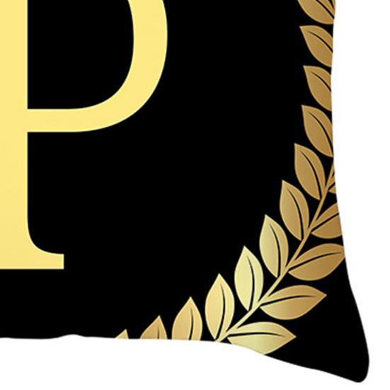 Pillow Cases Decorative Skin-friendly Washable Black Gold Throw Pillow Cover for Home