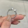 Xiaohongshu Bestseller Pearl Cable Knit Open Ring – Summer Vintage Luxury Fashion Style