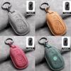 Leather Car Key Case Cover Holder Keychain Shell for Buick Verano Envision Avenir Lacrosse Regal Encore Excelle Enclave Anthem