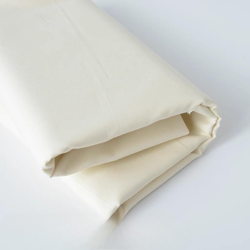 Wide 140cm Cotton Poplin Fabric Solid Color White Red Black for Sewing Accessories Quilting Patchwork Handmade 100/300/500cm